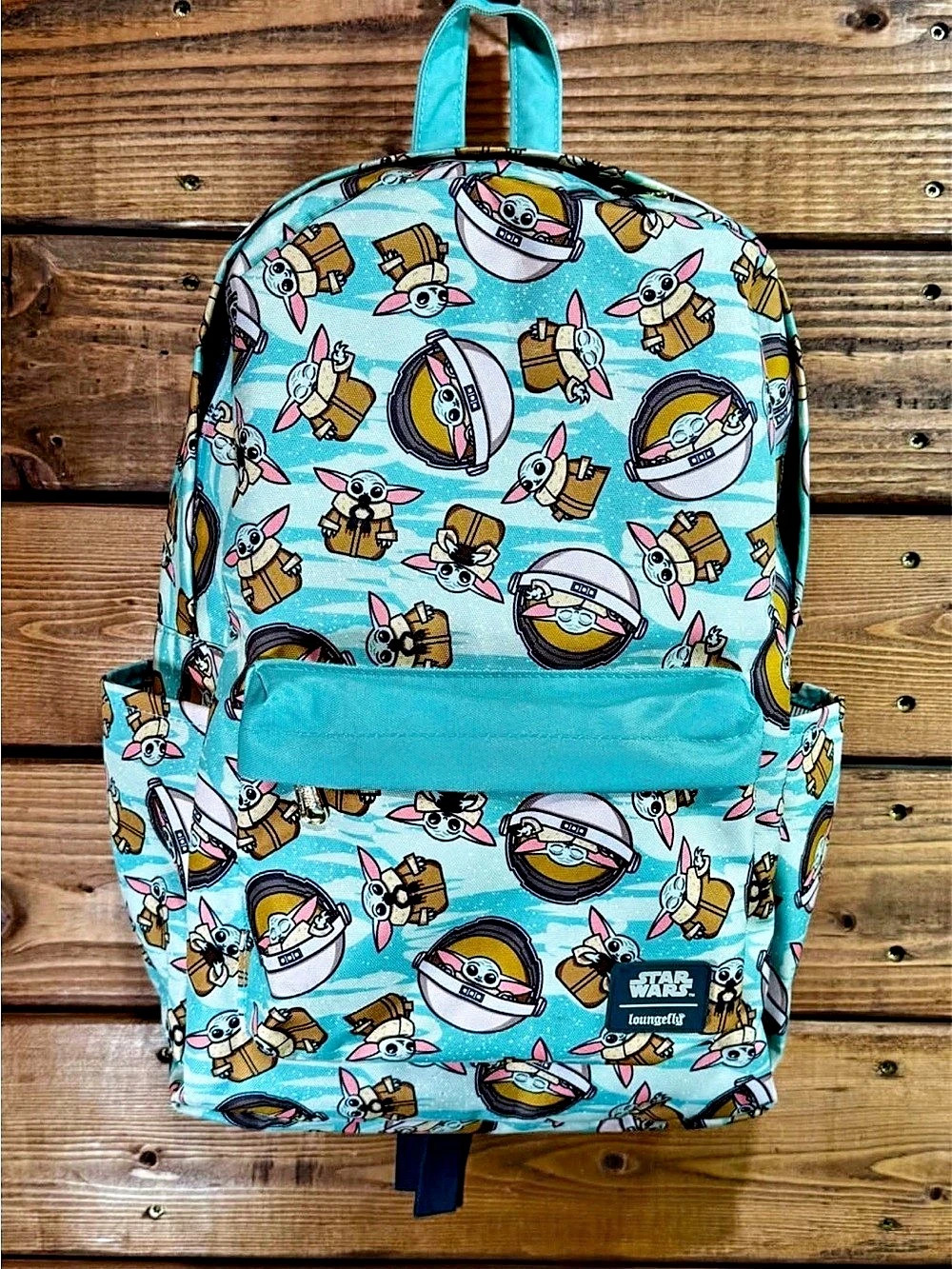 Loungefly Star Wars Mandalorian Grogu Baby Yoda Full Size Backpack